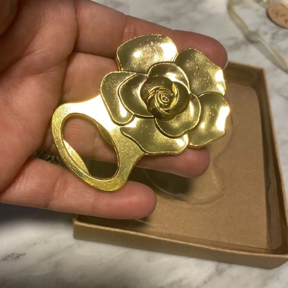 1 Rose Flower Shape Bottle Opener